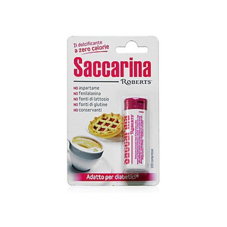 Saccarina Roberts 100 Compresse 3 Tubi