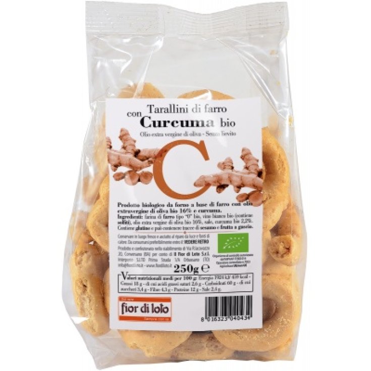 Tarallini Di Farro Con Curcuma Fior Di Loto 250g