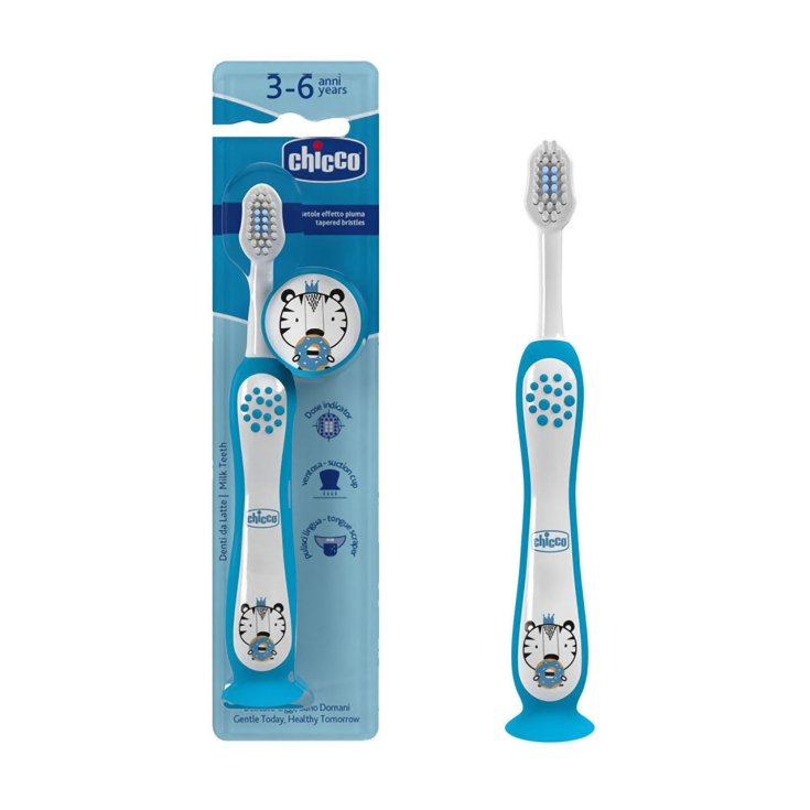 Spazzolino 3-6 Anni Azzurro Chicco 1 Pezzo