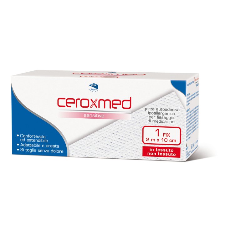 Ceroxmed Sensitive Fix IBSA 1 Garza Autoadesiva 2mx10cm