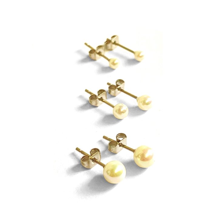 Tris di Orecchini di Perle Oro MyLovly