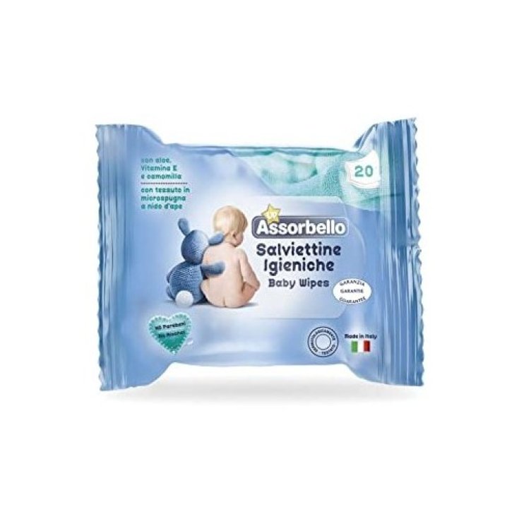 Salviette Baby Assorbello Up 20 Pezzi