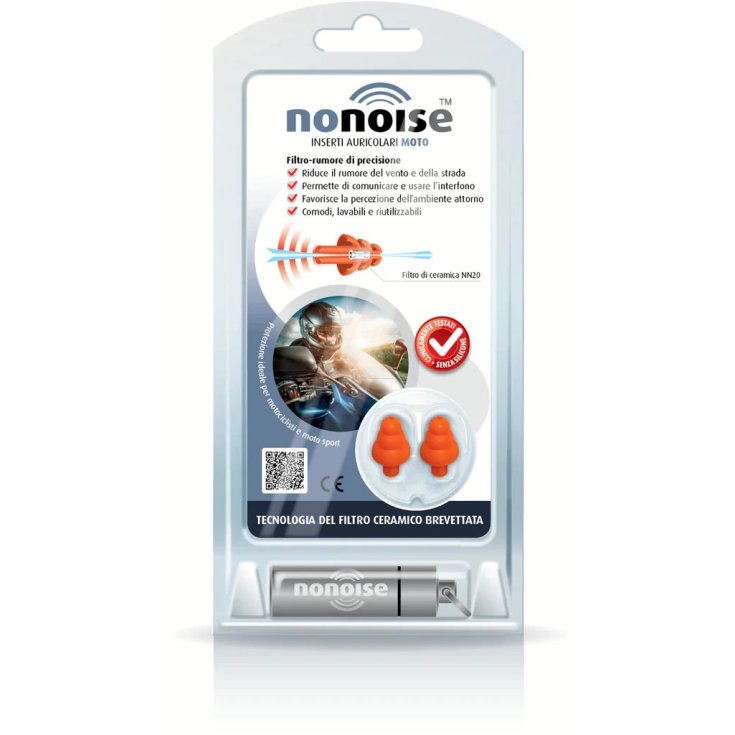 Inserti Auricolari Moto Nonoise Farmacare 2 Tappi