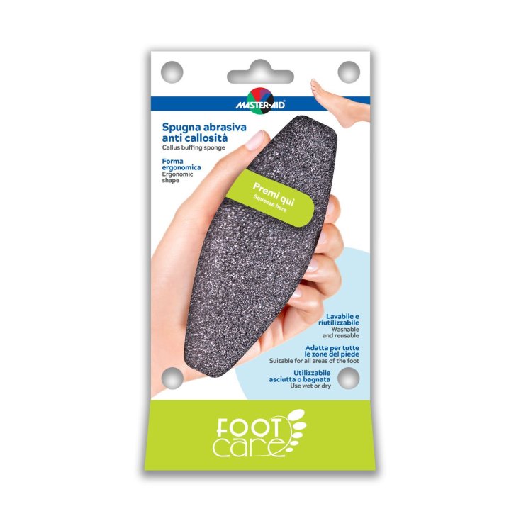 Master-Aid® Foot Care Spugna Abrasiva Anti Callosità 1 Pezzo