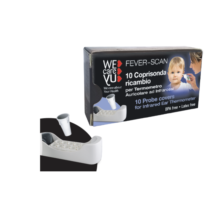 Ricambio FEVER-SCAN Coprisonda Wecareyu 10 Pezzi
