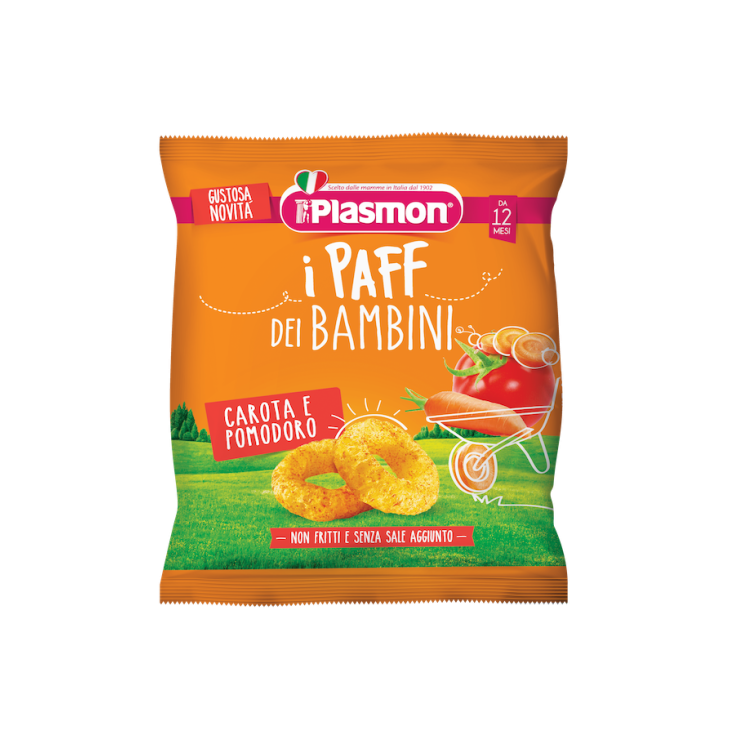 I Paff Dei Bambini Gusto Carota E Pomodoro Plasmon 15g