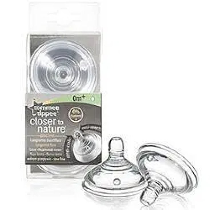 Tettarelle Flusso Lento 0M+ Tommee Tippee 2 Pezzi
