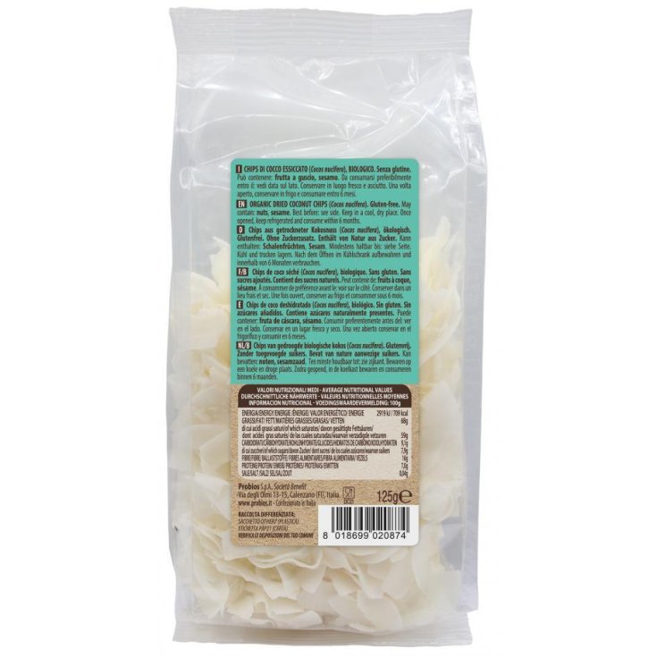 Chips di Cocco Probios 125g
