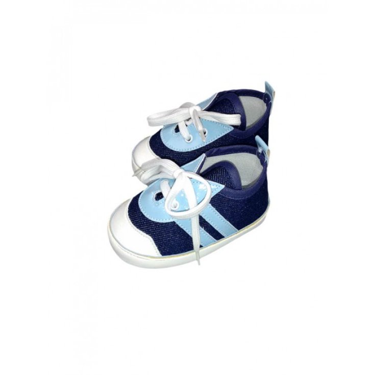 Scarpina scarpa bimbo neonato Marilù jeans 16