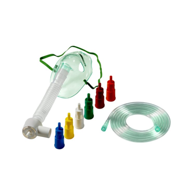 Maschera Venturi Adulti + Tubo Air Liquide 1 Kit