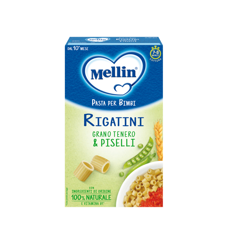 Rigatini Grano Tenero & Piselli Mellin 280g