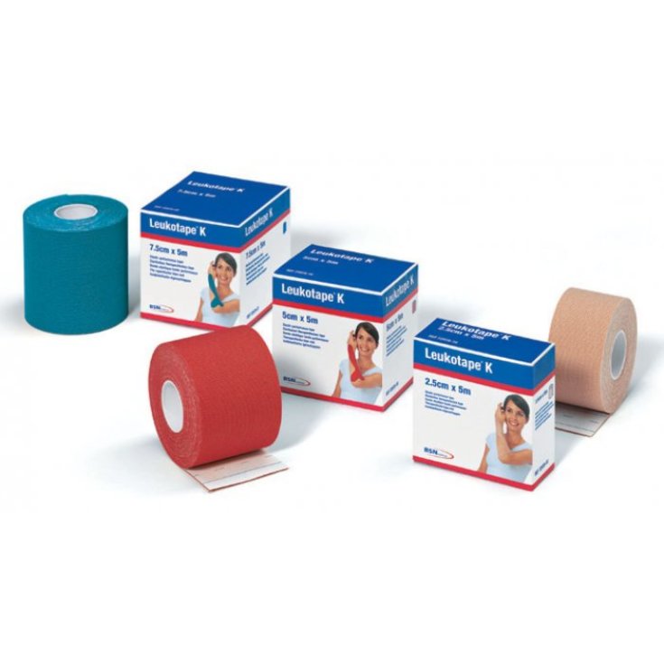 Leukotape K Bendaggio Neuromuscolare 7,5x500cm Blu