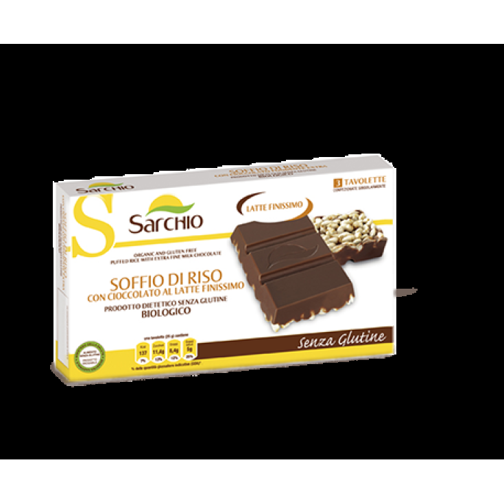 Soffio Di Riso Con Cioccolato Al Latte Sarchio 25g