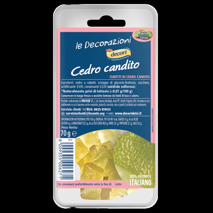 Cedro Candito Decorì 70g