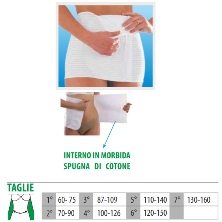 Cintura Elastica Millerighe Post Operatoria Tg.2 Clia Ortho