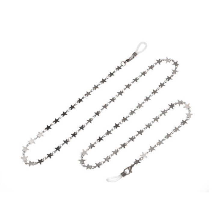 Catenina Portaocchiali Stelle/Argento Contacta® 1 Pezzo