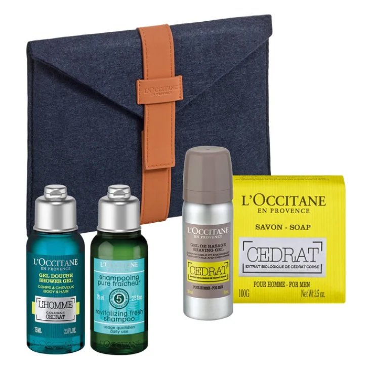 Cedrat Gel Doccia 75ml L'Occitane Set 4 Parti 2017