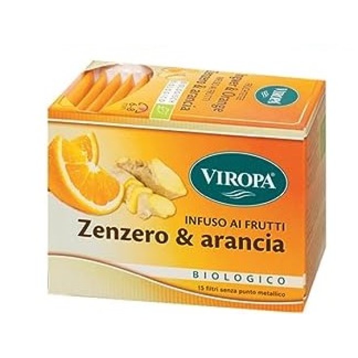 Infuso Ai Frutti Zenzero&Arancia Viropa 15 Filtri