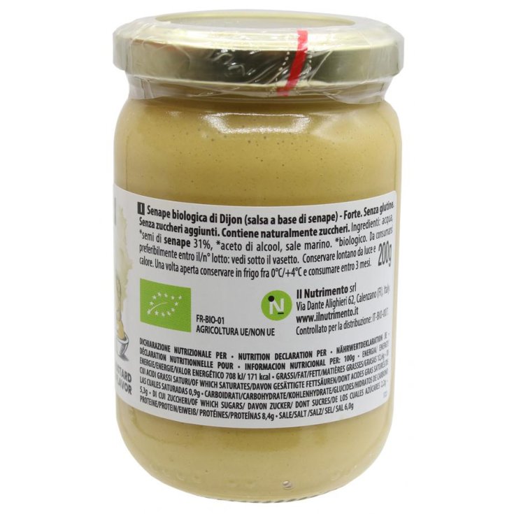 Senape Di Dijon Forte Il Nutrimento Bio 200g