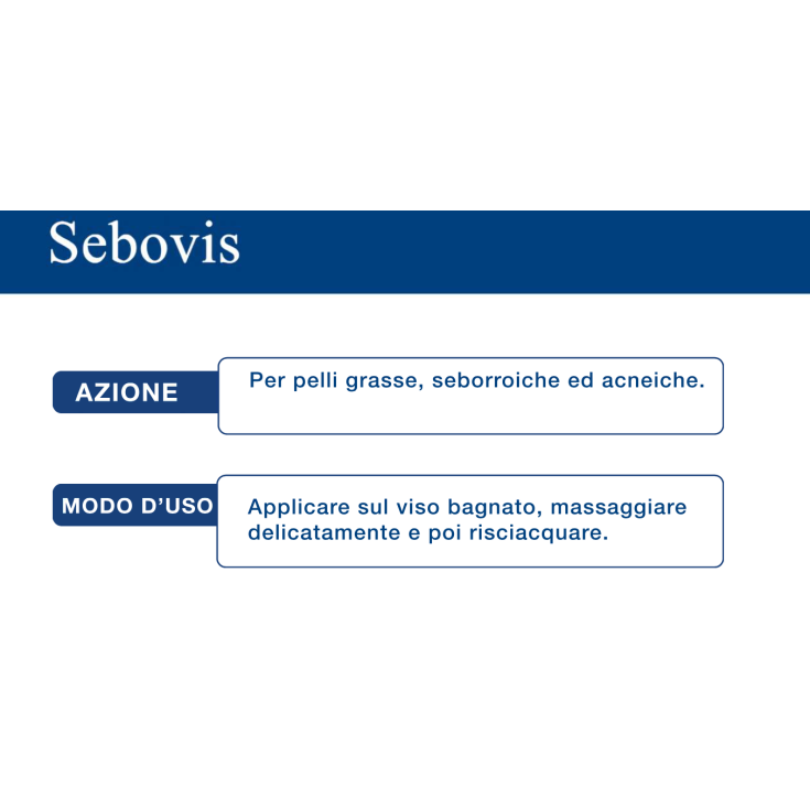 SEBOVIS Detergente Viso Reniè 250ml