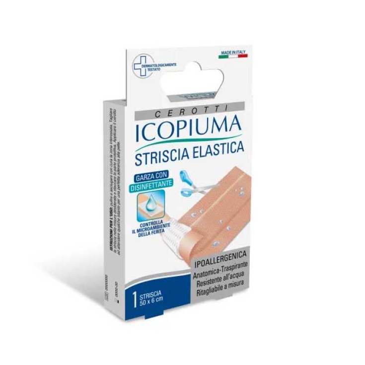 Icopiuma Cerotto Striscia In Cotone Elastico 50x6cm