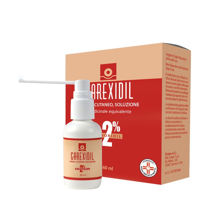 Carexidil 2% Spray Cutaneo Dispositivo Medico 60ml