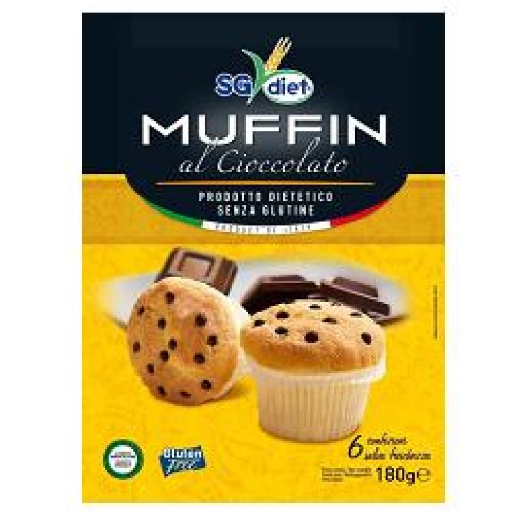 Sg Diet Muffin Cioccolato Senza Glutine 180g