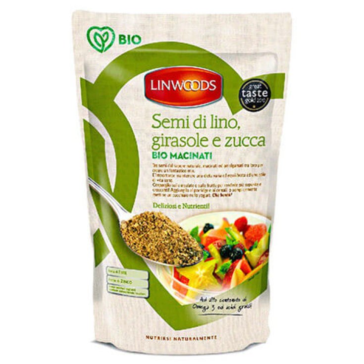 Semi Di Lino Girasole E Zucca Bio Macinati Linwoods 200g