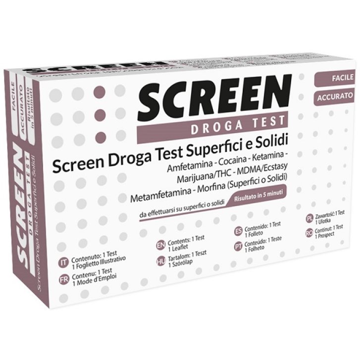 Screen Droga Test Superfici Polveri 1 Pezzo