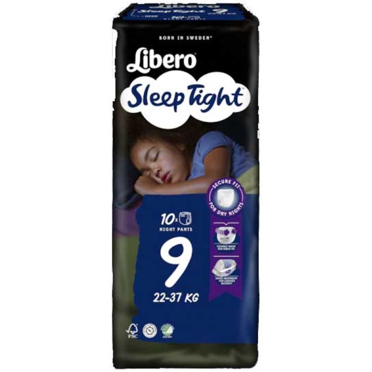 Libero SleepTight 9 Tena® 10 Pezzi