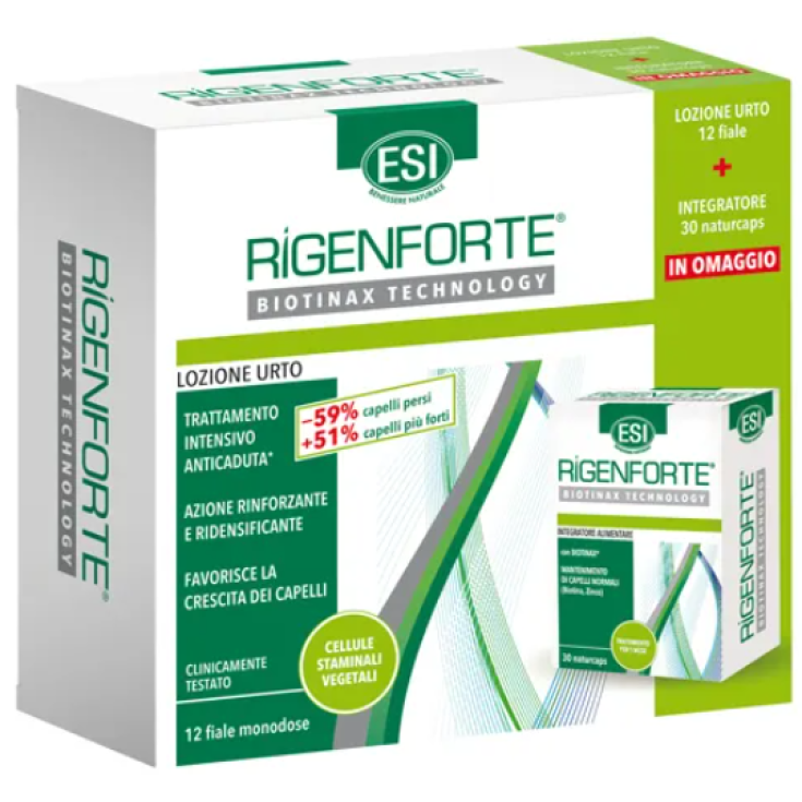 Rigenforte Lozione Urto ESI 12 Fiale + 30 Naturcaps Promo