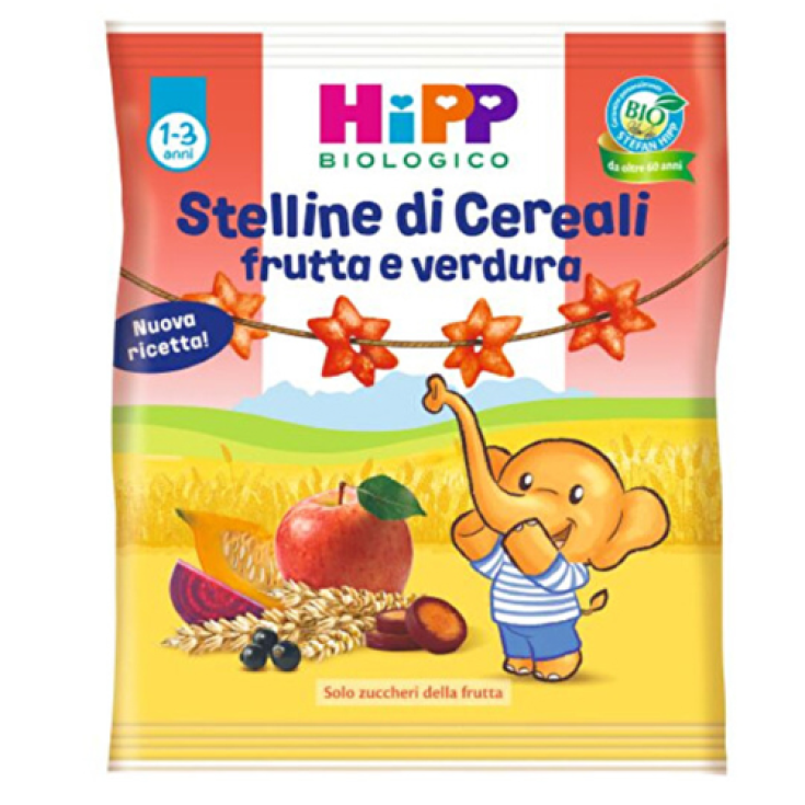Stelline Di Cereali Frutta e Verdura HiPP Biologico 30g