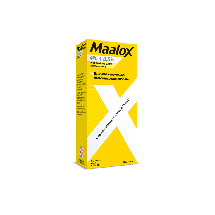 Maalox 4% + 3,5% Sospensione Orale Aroma Menta SANOFI 250ml