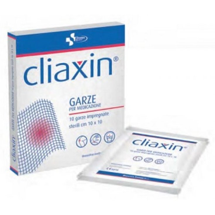 Cliaxin Garze Impregnate 10x10cm 10 Pezzi