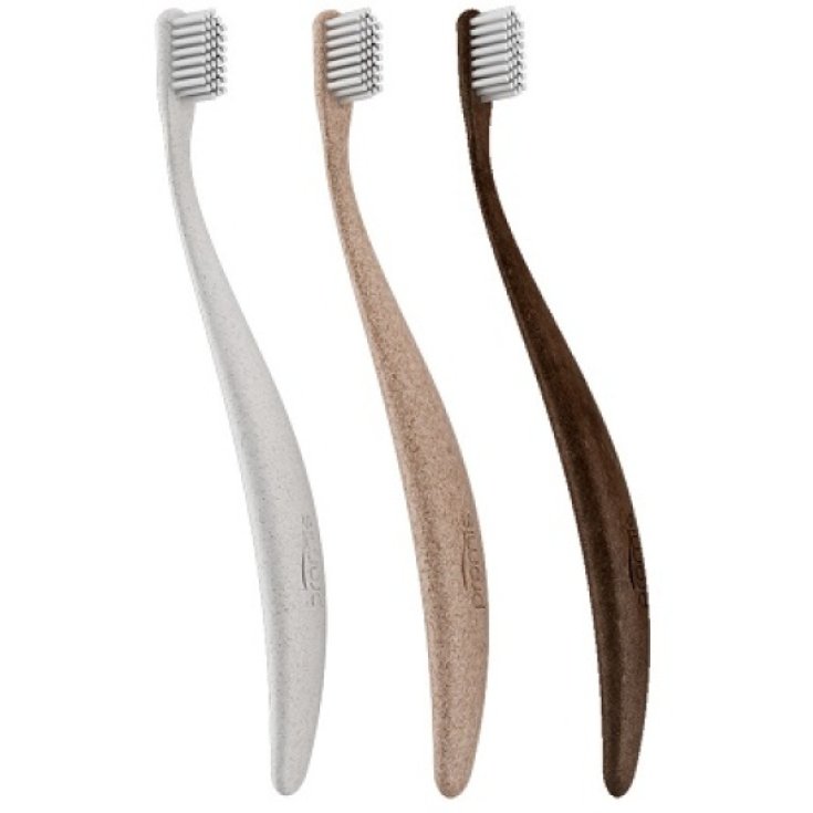 Spazzolino ecosostenibile trio wood promis
