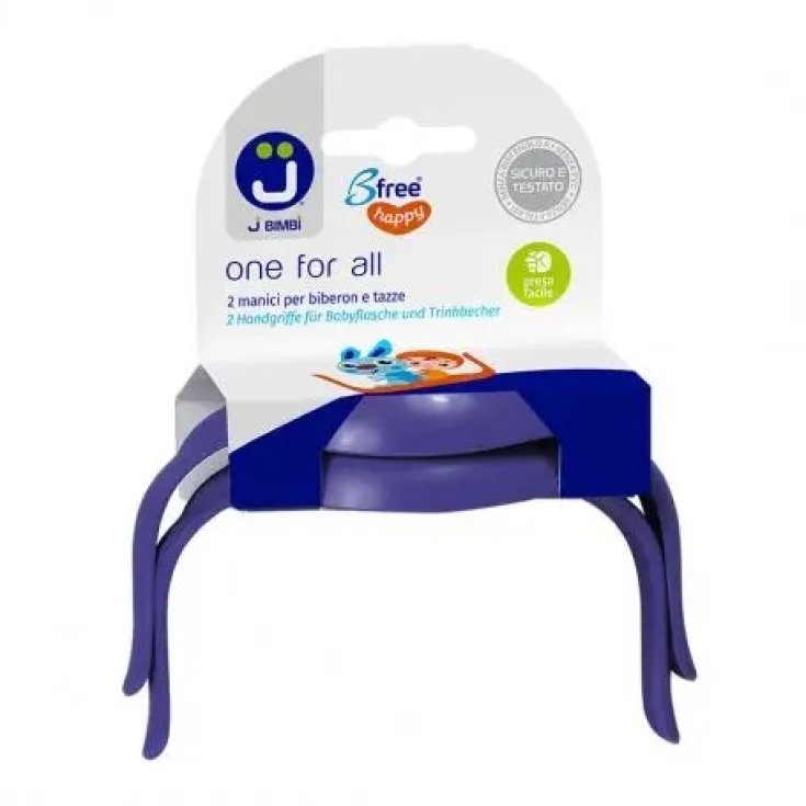 Manici per Biberon e Tazze Viola One For All J Bimbi