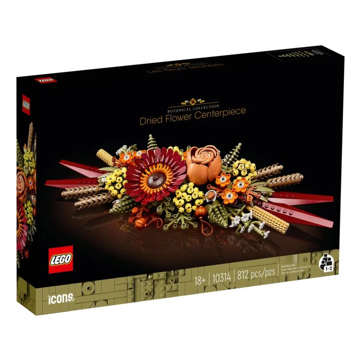 Centrotavola di Fiori Secchi LEGO