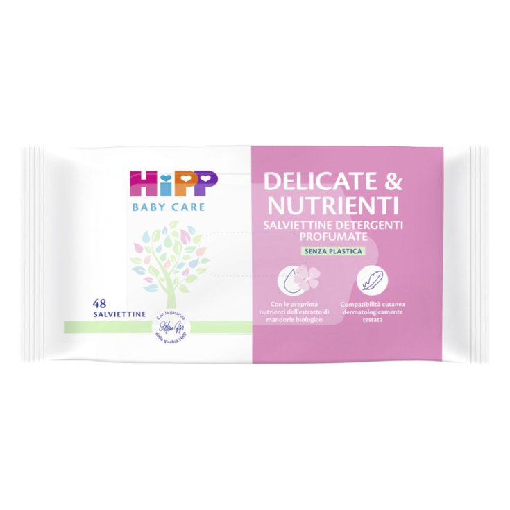 Salviettine Delicate & Nutrienti Hipp Baby Care 48 Pezzi