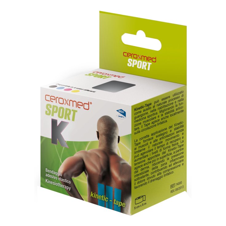 Ceroxmed Sport Kinetic-Tape IBSA 5cmx5m Blu