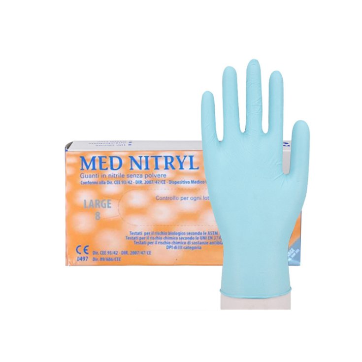 Med Nitryl Free Guanti L 100 Pezzi