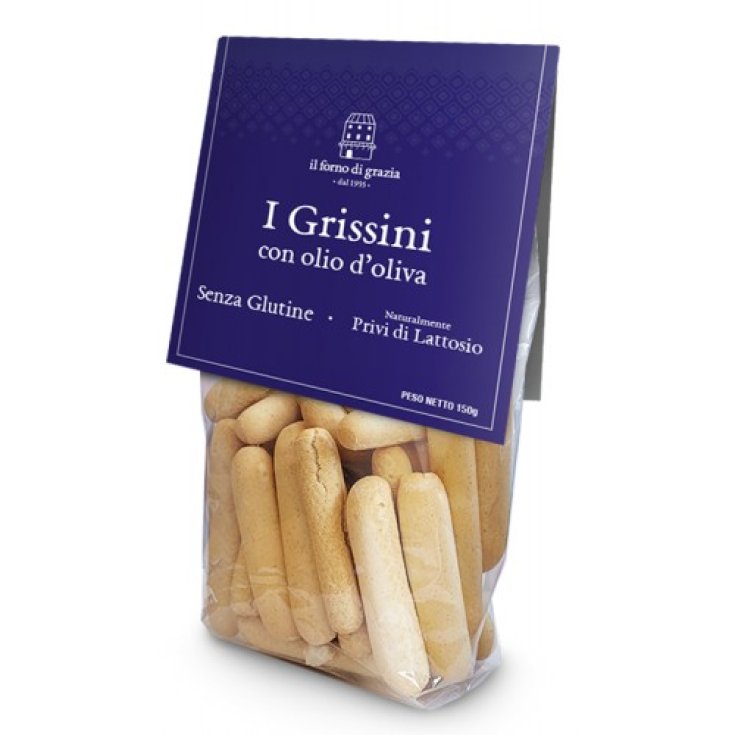 I Grissini con Olio d'Oliva Il Forno di Grazia 150g