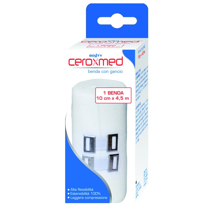 Ceroxmed Benda Elastica con Gancio IBSA 10cmx4,5m