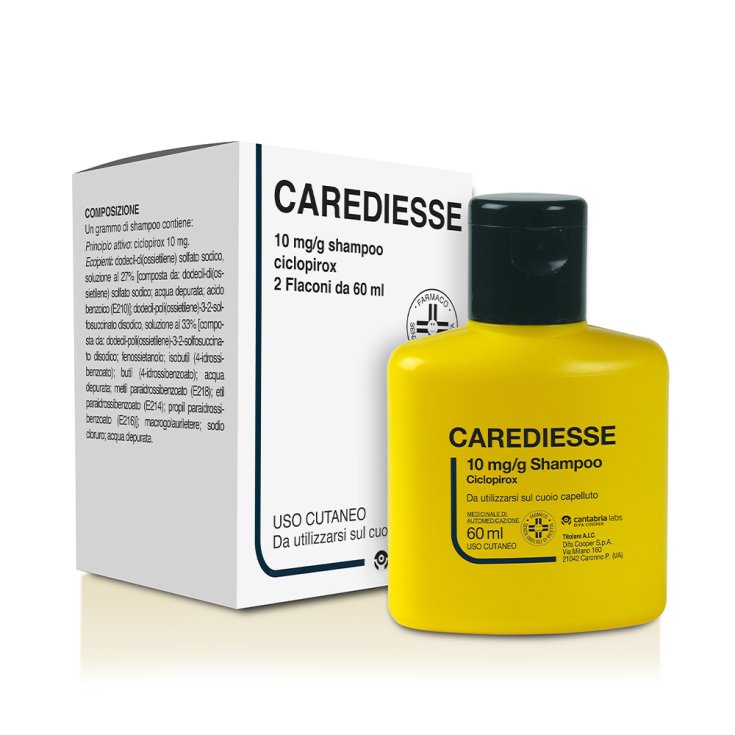 Carediesse Shampoo Ciclopirox 10mg/g 2 Flaconi x60ml