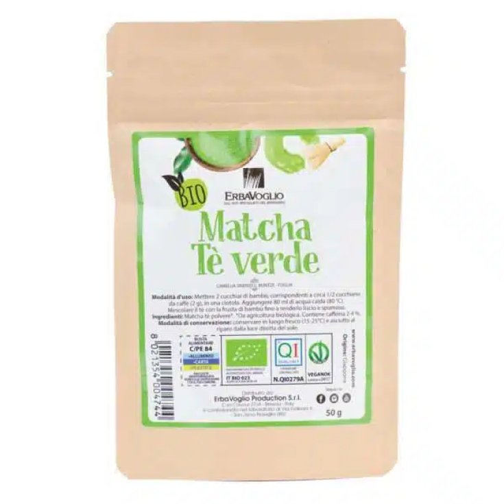 Matcha Te' Verde Bio Erbavoglio 50g