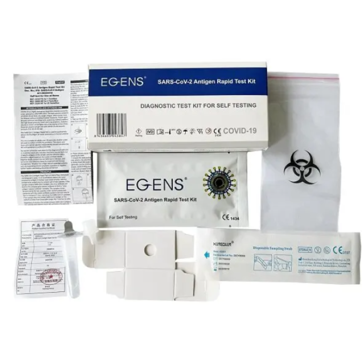 Test Antigenico Rapido Covid-19 Egens 1 Test