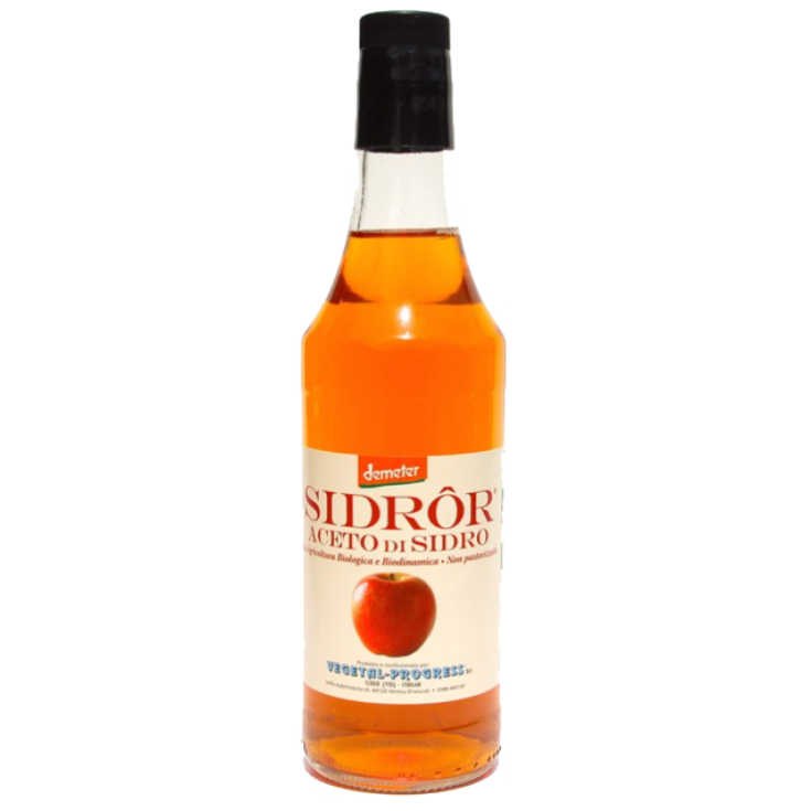 Sidrôr Aceto Di Sidro Di Mele Vegetal Progress 500ml