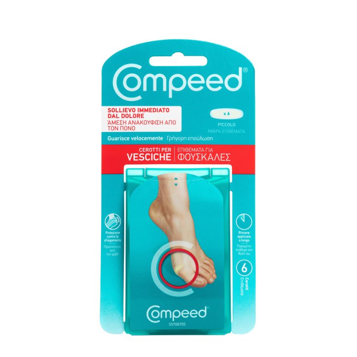 Cerotto Per Vesciche Formato Piccolo Compeed® 6 Pezzi