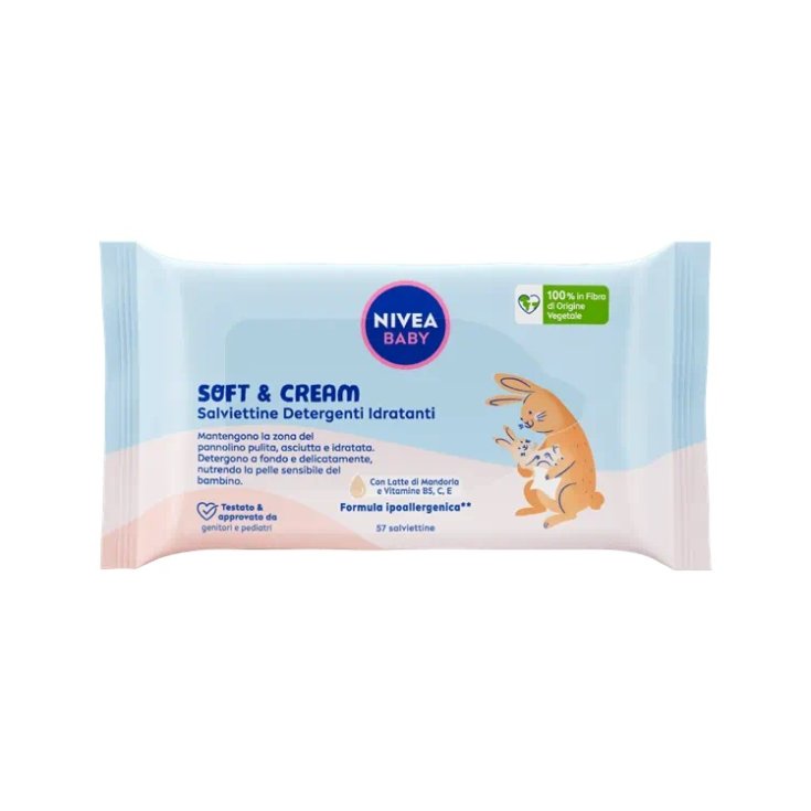 Salviette Soft & Cream Nivea Baby 57 Pezzi