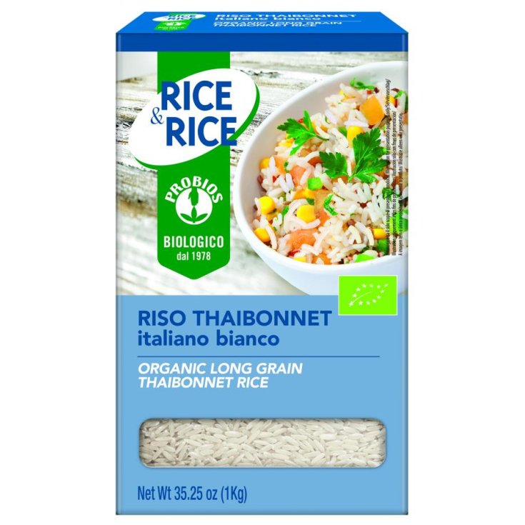 Rice&Rice Riso Thaibonnet Italiano Bianco Probios 1kg
