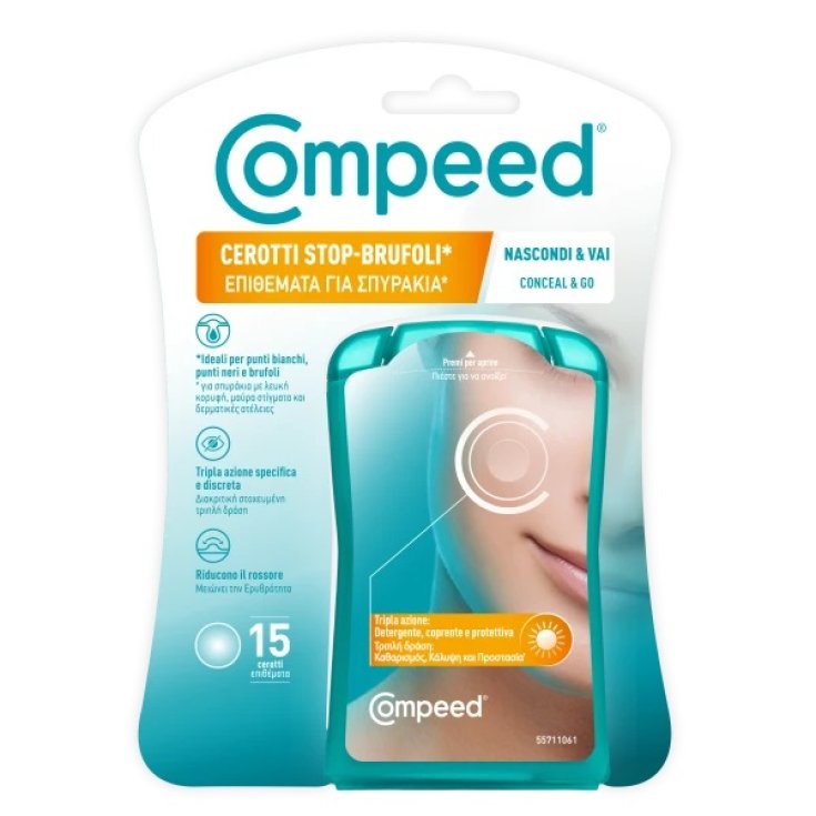 Cerotti Stop-Brufli Nascondi & Vai Compeed® 15 Pezzi